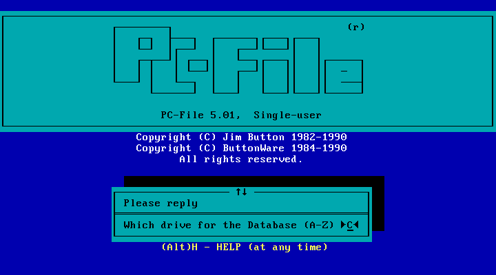 PC-File 5.01 - Splash